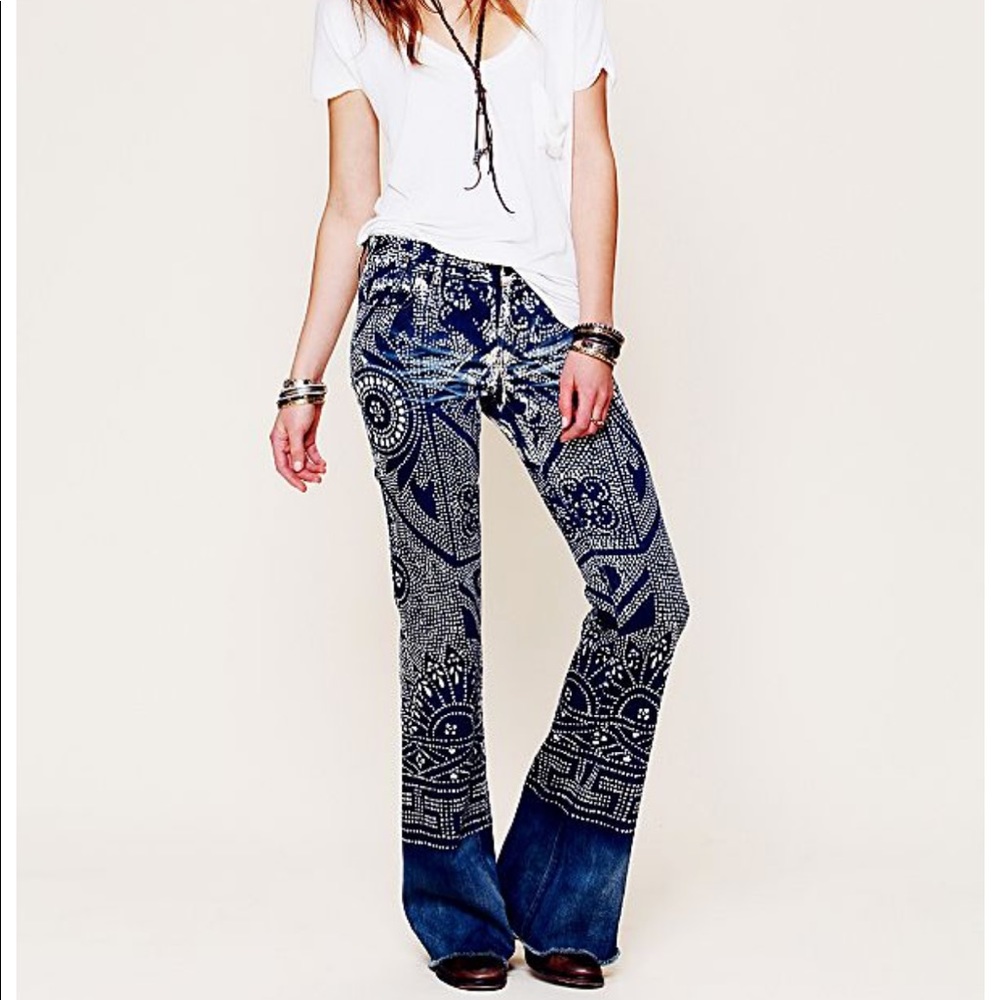 NWOT: Free People Bali Flare Pant (Size 26)